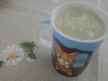 Fot. Dżanina Fonda, Zupa-krem z rabarbaru.