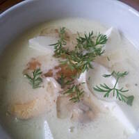 Zupa z kefiru z ziemniakami i cebulą PYCHA!!