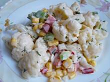 Fot. Anna Z, Sałatka z kalafiorem i papryką