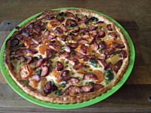 Fot. gagnieszka1, Tarta z warzywami i kiełbasą