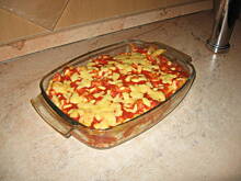 Fot. dorcia700, zapiekanka makaronowa z kurczakiem