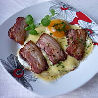 Jajo sadzone na śniadanko!