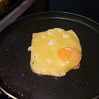 Jajo sadzone na śniadanko!