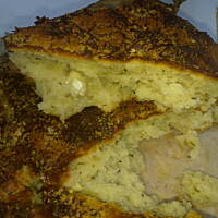 chlebek z serem kozim