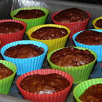 muffiny z czekoladowymi groszkami