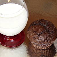 muffiny z czekoladowymi groszkami