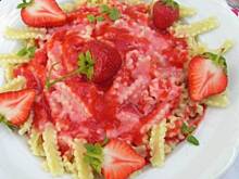 Fot. olusia23, Makaron z truskawkami