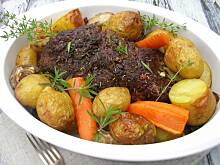 Fot. olusia23, Karczek wołowy z warzywami i pieczarkami z pieca