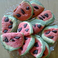 ciasteczka niby arbuzki