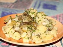 Fot. iwciaG, Sałatka Ziemniaczana