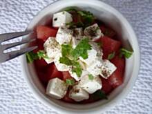 Fot. Anna Z, Sałatka z arbuza i fety