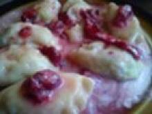 Fot. Kolorowa75, pierogi ruskie z truskawkami