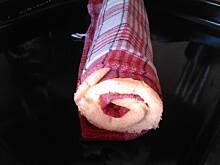 Fot. ifka3, rolada biszkoptowa z truskawkami