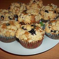 Muffinki z jagodami i kruszonką