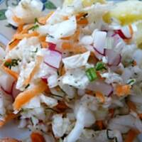 Surówka z kapusty pekińskiej z rzodkiewką