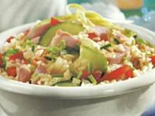 Fot. Elka..., Sałatka z ryżem ,kurczakiem i ananasem