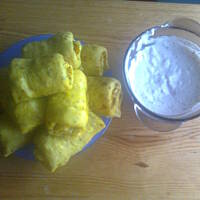 Żołte Naleśniki z Gyrosem !!!