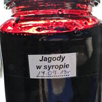 Jagody w syropie