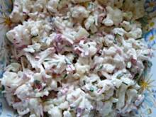 Fot. Anna Z, Sałatka z kalafiora i rzodkiewki