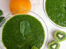 Fot. olusia23, Koktajl ze szpinakiem i kiwi