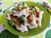 Fot. joana30, Pierogi z bobem i mietą