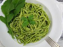 Fot. olusia23, Spaghetti z pesto z rukoli