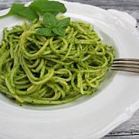 Spaghetti z pesto z rukoli