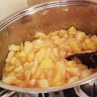 Dżem rumowo waniliowy z papierówek.