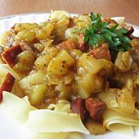 Potrawka z dyni i cukinii.