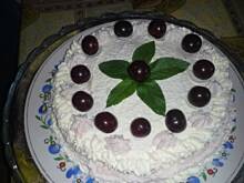 Fot. danusia19671, Wiśniowy torcik naleśnikowy