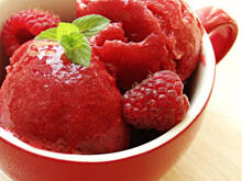 Fot. indianka, Sorbet malinowy z nutą mięty