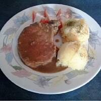 Schab w sosie borowikowym