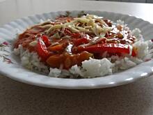Fot. oo-oo-oo, Mięso mielone w sosie pomidorowym z warzywami