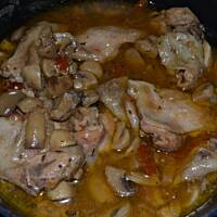 Kurczak z pieczarkami