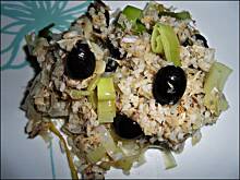 Fot. natalka1, Potrawka z ryżu wędzonej makreli i pora