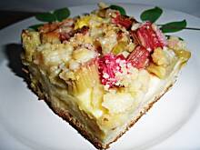 Fot. natalka1, Ciasto drożdżowe z rabarbarem budyniem i kruszonką