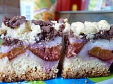 Fot. Anna Z, Kruche ciasto ze śliwkami i budyniem