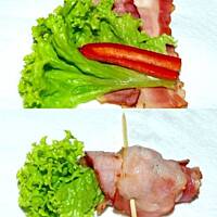 Boćek z sałatą i papryką