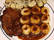 Fot. mariola2000, Karkówka pieczona na boczku wg M&Ł