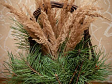 Fot. MAGDAITYLE, Ozdoby, stroiki na przedsionek