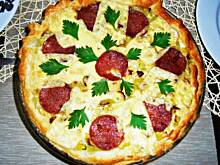 Fot. natalka1, Tarta z porem i salami