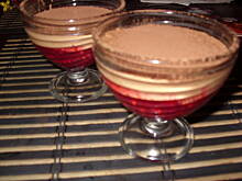 Fot. OwocowaSałateczka, Deser malinowo-czekoladowy