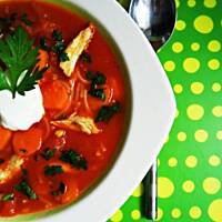 Zupa ze świeżych pomidorów wyśmienita