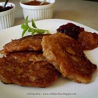 Placuszki bananowo-jabłkowe