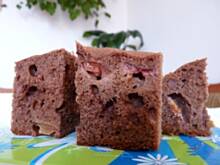 Fot. Anna Z, Ciasto kakaowe ze śliwkami