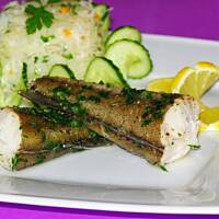 Morszczuk muśnięty pietruszką