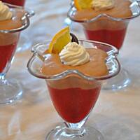 Pianka malinowa z musem czekoladowym