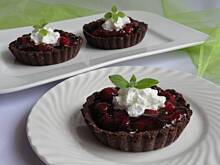 Fot. joana30, Czekoladowe tartaletki z wiśniami