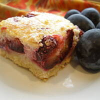 Ciasto śliwkowe "śnieżna pantera"