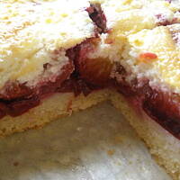 Ciasto śliwkowe "śnieżna pantera"